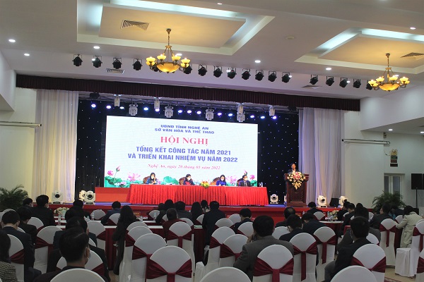 Ngành Văn hóa và Thể thao Nghệ An phát động phong trào thi đua yêu nước năm 2022